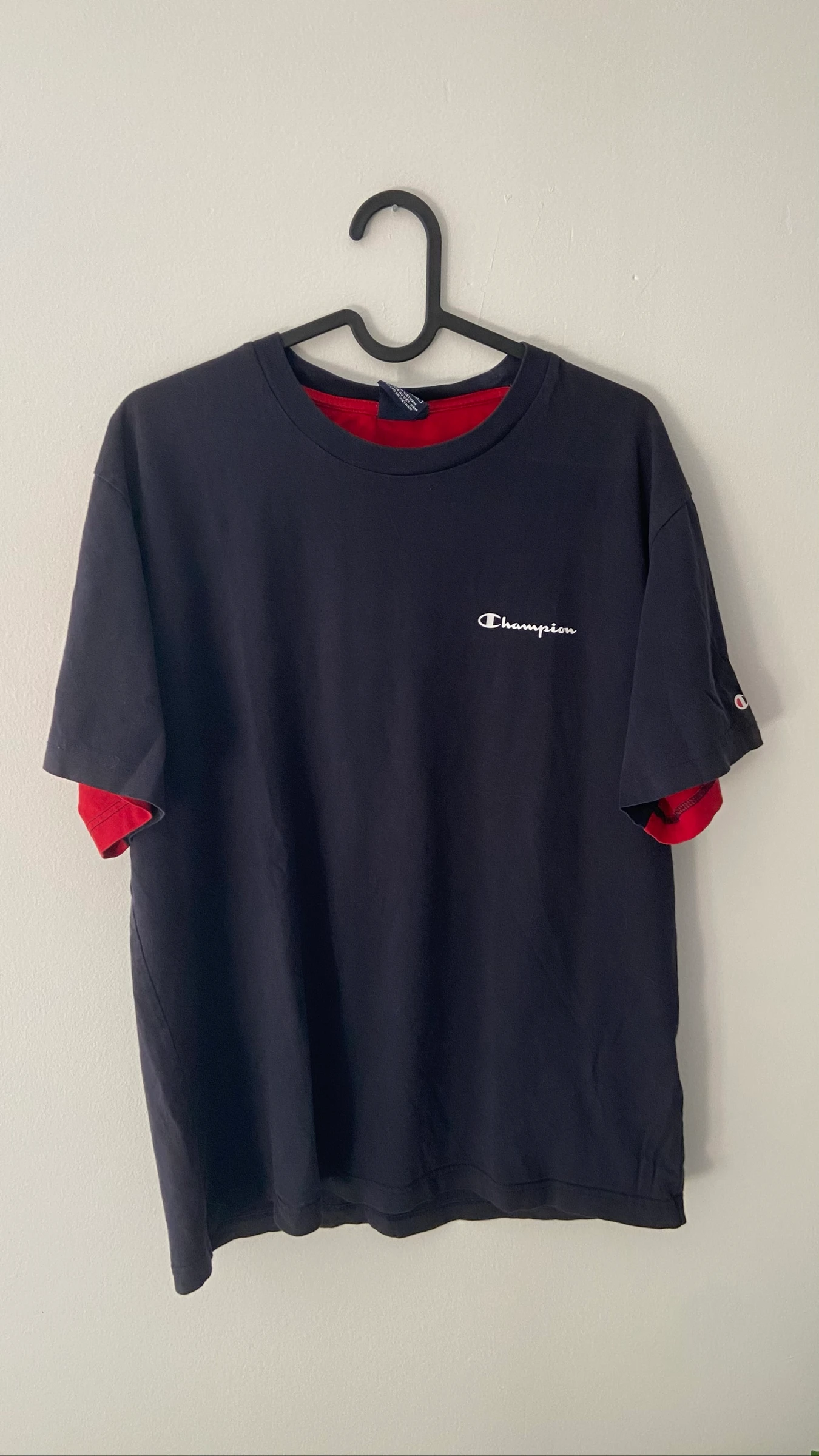 Navy Blue and Red Champions T-Shirt – photo 2